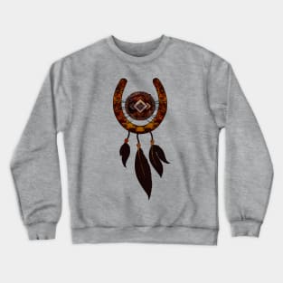 Horseshoe with Dream Catcher Crewneck Sweatshirt